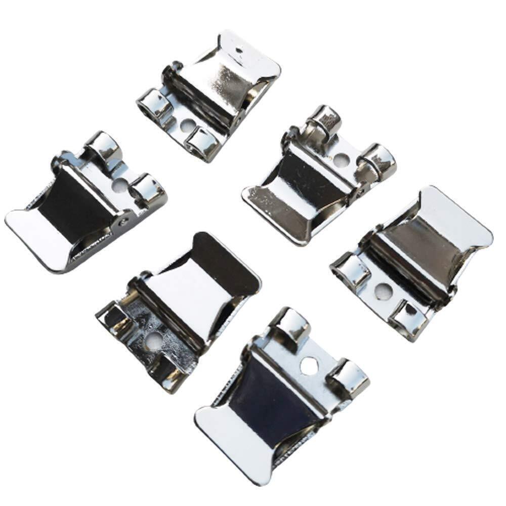 3422 Silver Bolo tie buckle accessories bola tie fixing 6pcs L